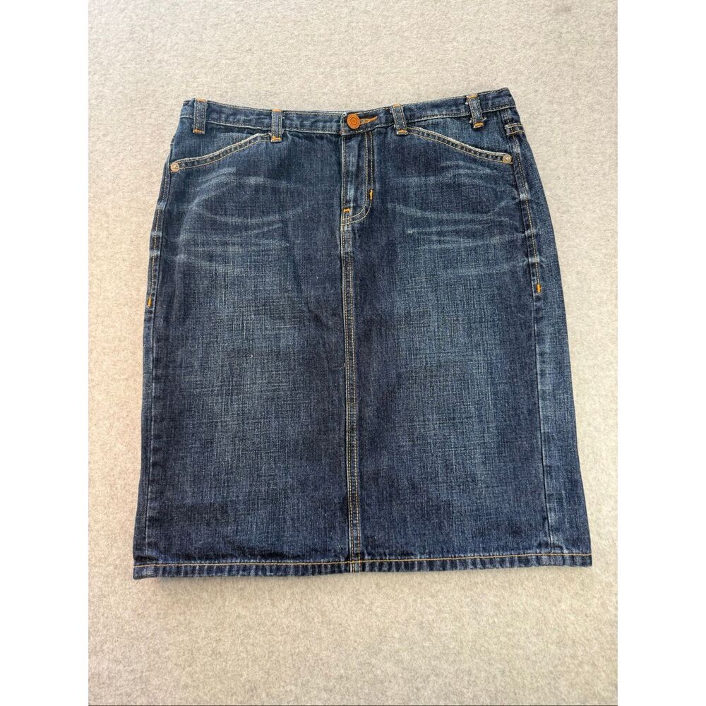 Y2K 2000s Gap Vintage Limited Edition denim skirt 100% cotton 4